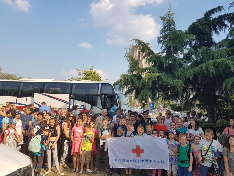 Red Cross of Novi Sad provided free summer holiday for children from families in need 